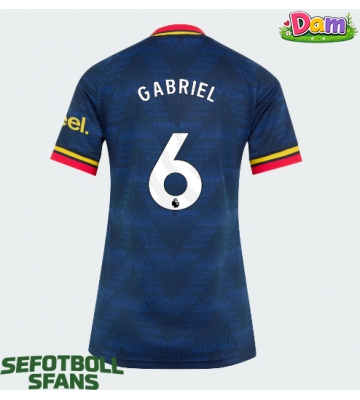 Arsenal Gabriel Magalhaes #6 Bortatröja Kvinnor 2026-27 Kortärmad